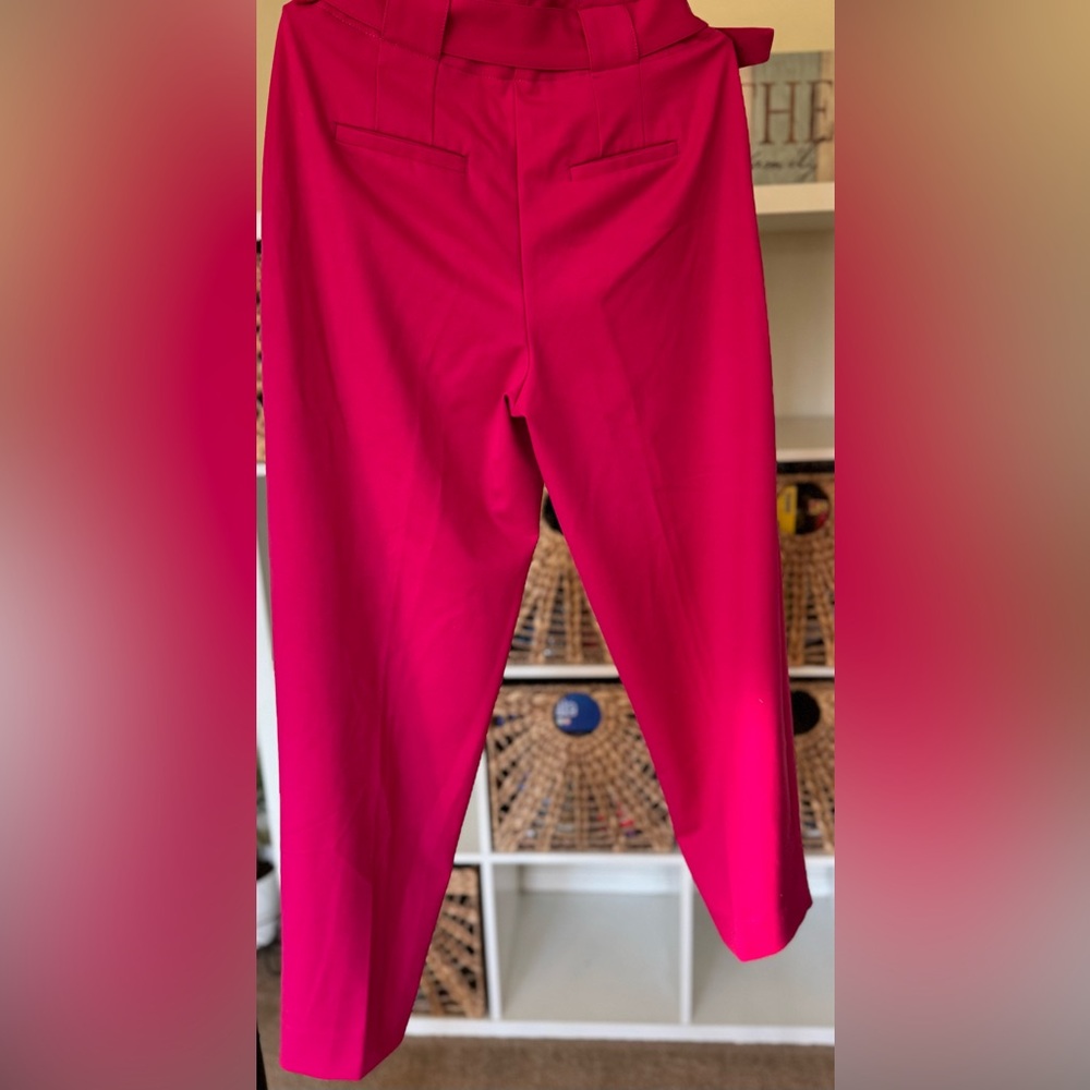 BANANA REPUBLIC WOMEN'S HIGH RISE TAPERED CROP PANTS - Picture 3 of 7